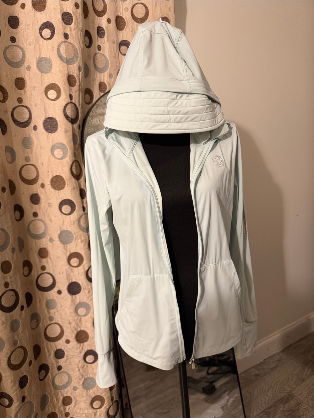 Light Mint Women's Hooded Zip-Up sport Jacket